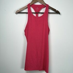 Athleta Sleeveless Tank Women's Racerback Athletic Pink Stripe Textured XS